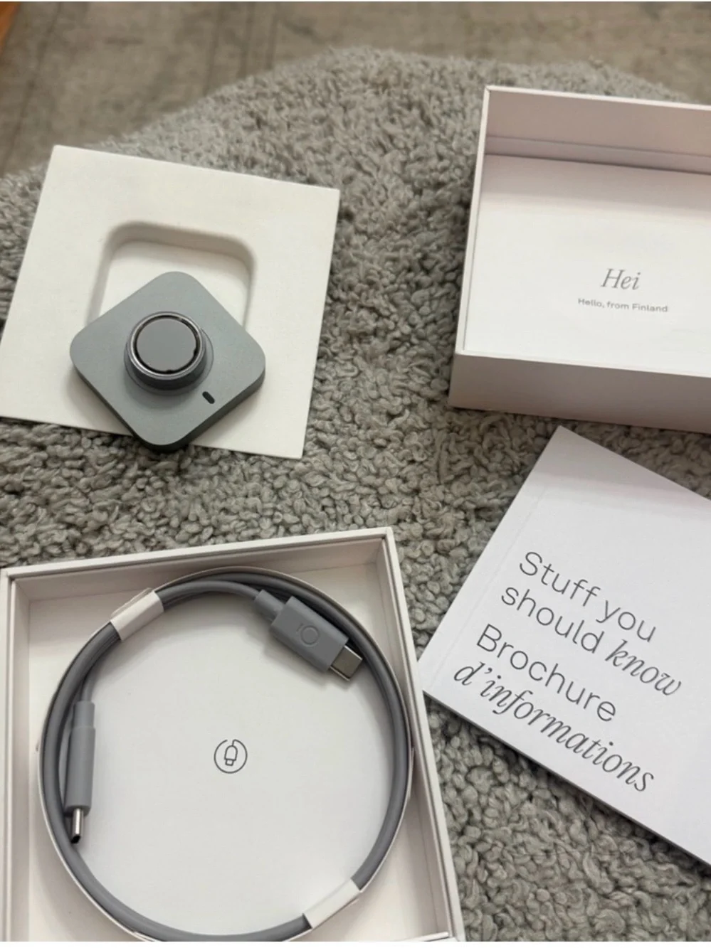 Smart ring, Oura Ring Generation 4, Size 7, silver brunch color New in the box